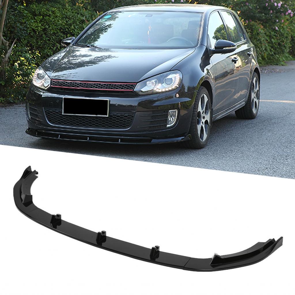 Front Splitter 3 ส่วนกันชน Lip UV ทนสำหรับรถยนต์