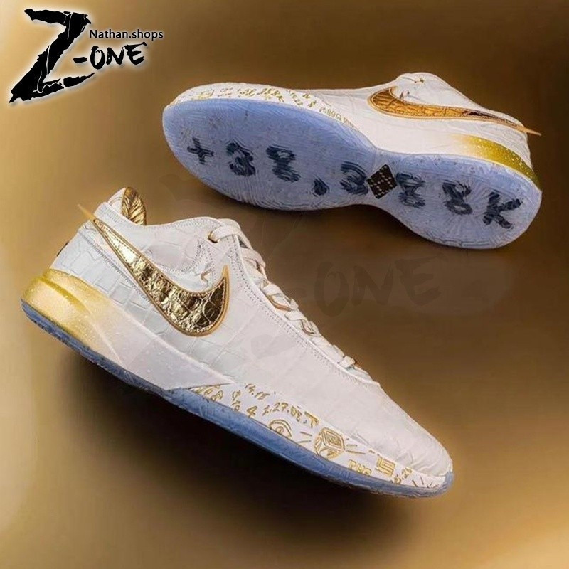 "Sa Stock" สําหรับผู้หญิงผู้ชาย LeBron 20 "The Moment" รองเท้าบาสเก็ตบอลรองเท้าผ้าใบ HQZA