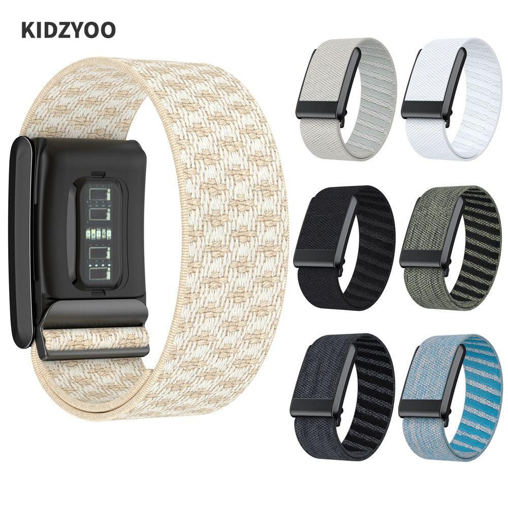 KIDZYOO สายรัดออกกําลังกาย, สายรัดทดแทนแบบปรับได้แบบนุ่ม, สายรัดตัวติดตามระบายอากาศสําหรับ Whoop 4.0 สําหรับผู้หญิงผู้ชาย