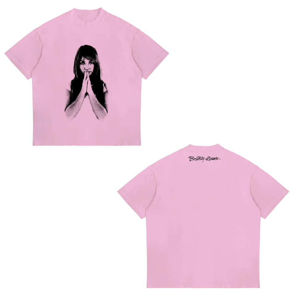 เสื้อยืด Britney Spears ลายกราฟิก ปี 2026 ผ้าฝ้าย 100%, คอกลม, แขนสั้น ใส่ได้ทั้งชายและหญิง (ไซส์ S–5XL)