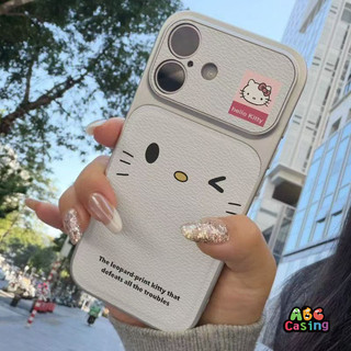 เคสไอโฟน17 เหมาะสำหรับ IPhone 11 15 14 13 17 12 16 Pro MAX 16 Plus 14 15 Plus Air เคสโทรศัพท์ลายเฮลโลคิตตี้น่ารักการ์ตูน