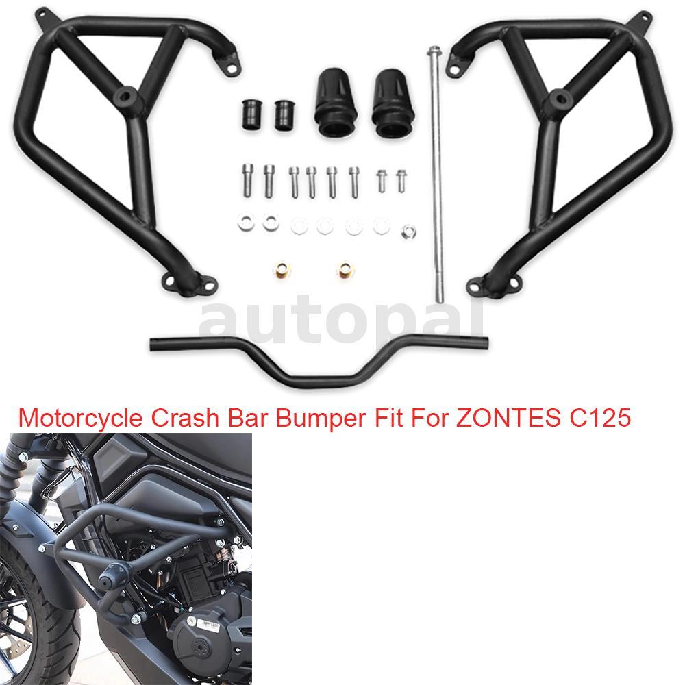 Fit สําหรับ ZONTES 125C 125 C125 C 125 เครื่องยนต์รถจักรยานยนต์ Guard ดัดแปลง Crash Bar กันชน Anti-F
