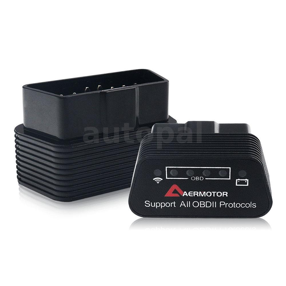 Aermtor WIFI ELM327 V1.5 Mini OBD2 เครื่องสแกนเนอร์สําหรับหลายยี่ห้อ CAN-BUS เช่นเดียวกับ ELM327 wif