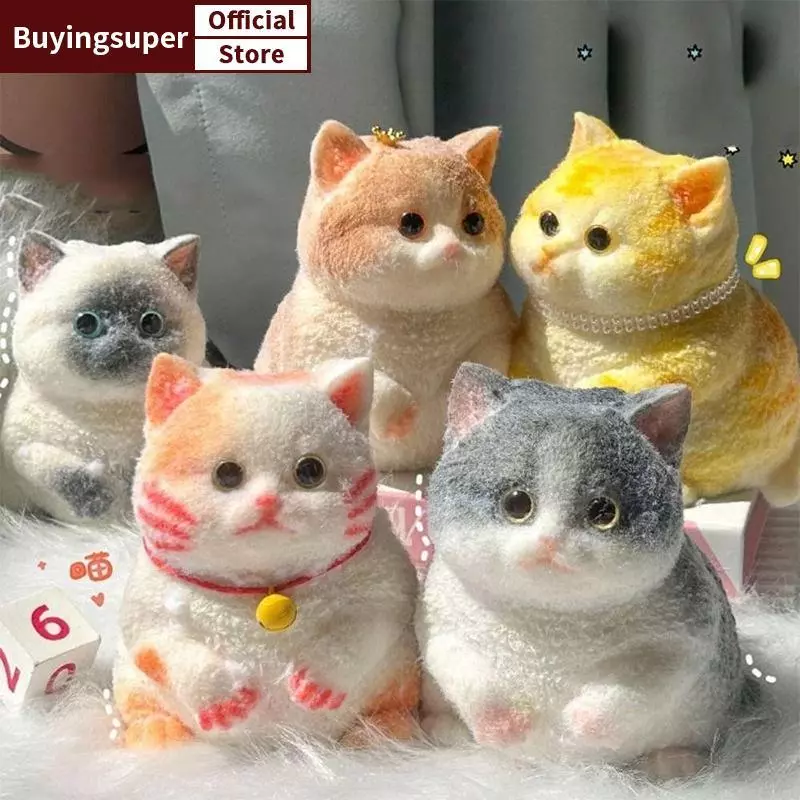 JOE Taba น่ารักแมวอ้วนสีส้มตุ๊กตาแมวนุ่ม Stiy สาวเด็กของขวัญวันเกิด Fidget Squishy ของเล่นสัตว์เลี้ยงเครื่องประดับของขวัญ LR