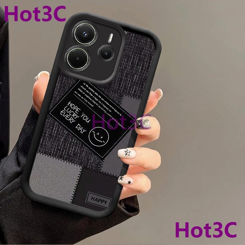 เคส For Redmi Note 14 4G tpu WJ เลนส์ป้องกันแฟชั่นเคสโทรศัพท์แบบนุ่ม PJCP