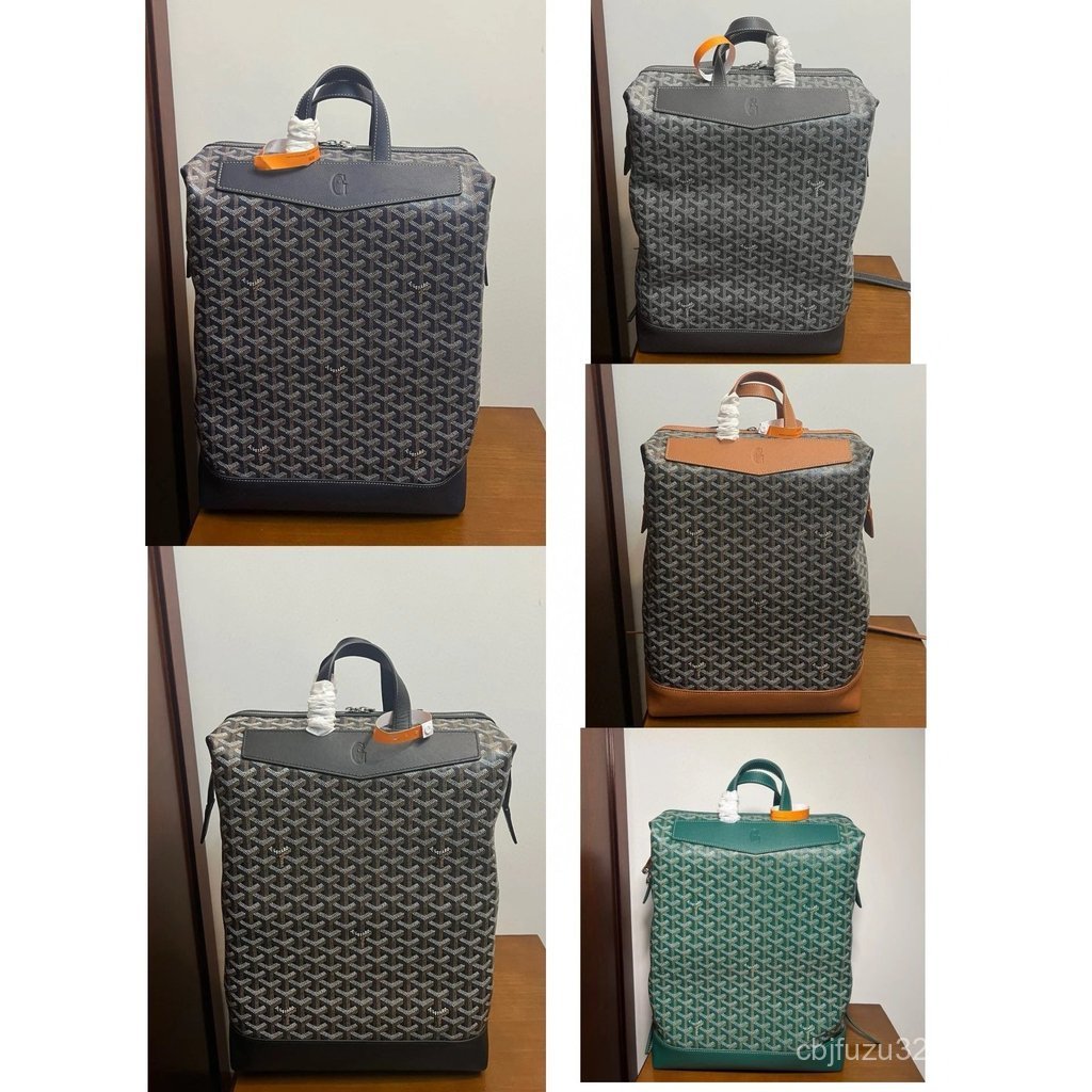 หรูหรา.GOYA GOYARD กระเป๋าเป้สะพายหลังความจุขนาดใหญ่ ทันสมัยสำหรับทั้งผู้ชายและผู้หญิง