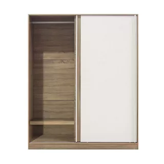 SB Design Square ตู้เสื้อผ้าบานเลื่อน ขนาด 160 ซม. รุ่น Havin สีไม้อ่อน (160x60x200 ซม.) แบรนด์ KONCEPT FURNITURE