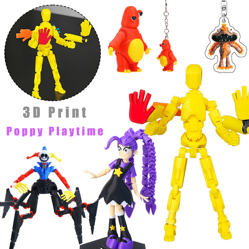 3D พิมพ์ Poppy Playtime Action Figure Poppy Playtime Chapter 5 Lily Lovebraids ต้นแบบ Chumpkins