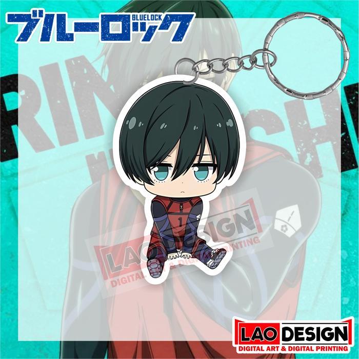 Gantungan Kunci Itoshi Rin Blue Lock - Gantungan Kunci Blue Lock - Gantungan Kunci อะนิเมะ - Gantung