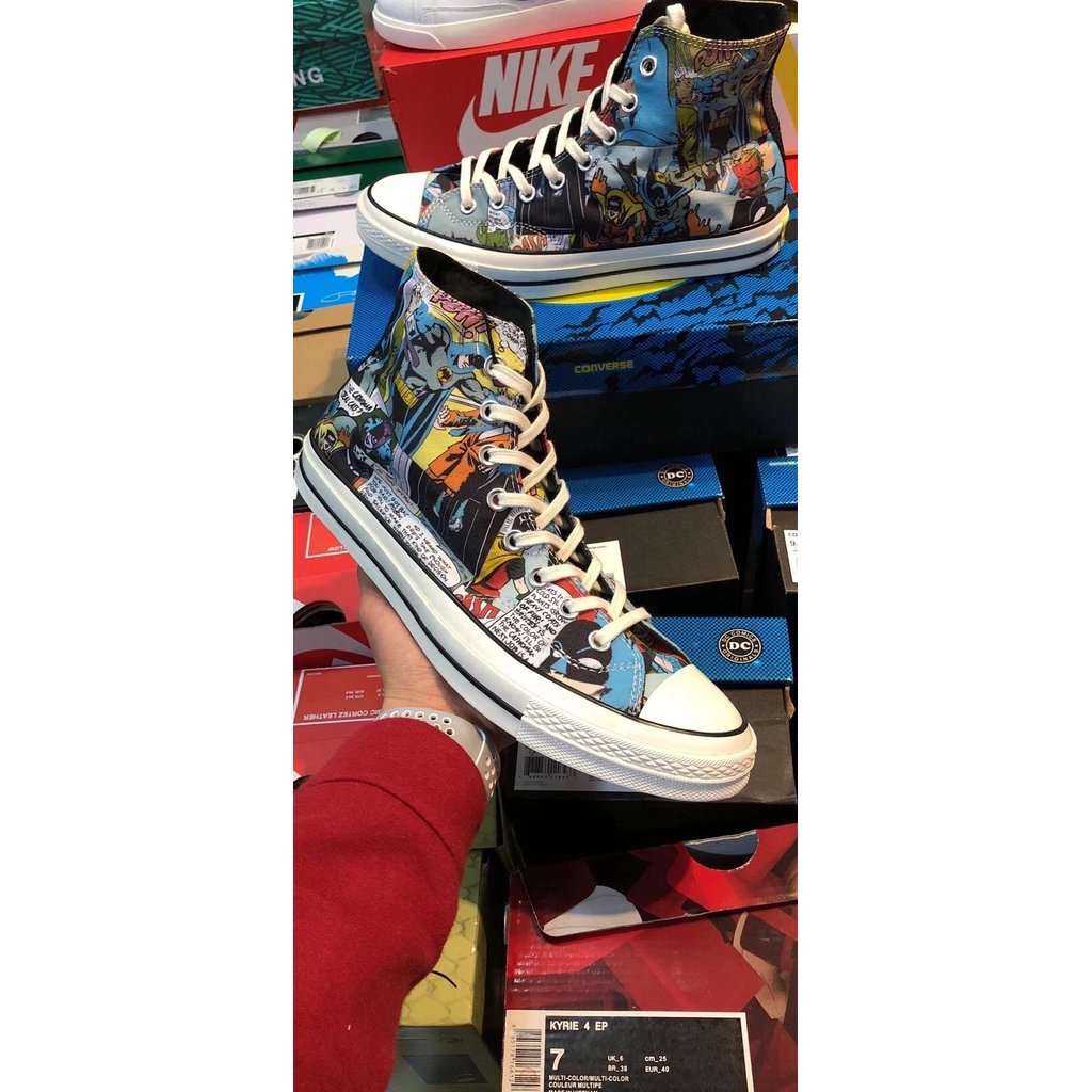 DC Comics x Converse Chuck Taylor 1970s Real Label Vulcanized Size: 36-45 One Size Larger