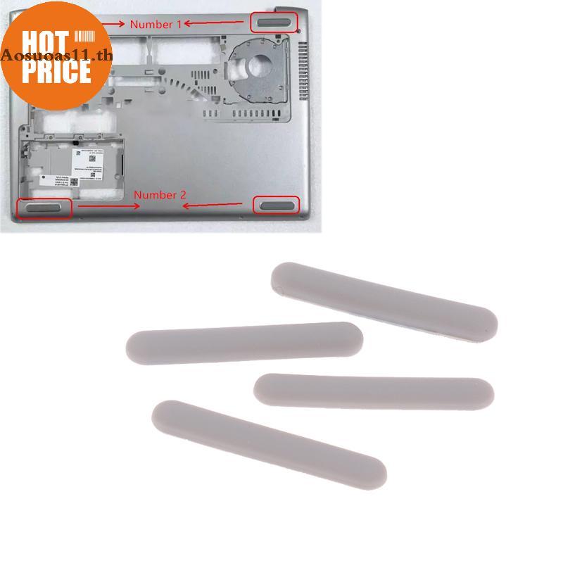 Aosuoas 2/4 ชิ้นแล็ปท็อปยางสําหรับ HP Probook 430 435 436G5 440 445 G5 แล็ปท็อปฟุตด้านล่าง Shell Pad
