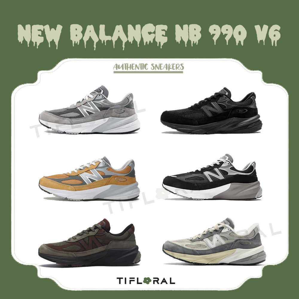 🤎ྀིྀི⋆แท้100% รับประกัน (พรีออเดอร์) New Balance NB 990 V6 รองเท้ากีฬา (M990GL6/U990TN6/M990BK6/U990