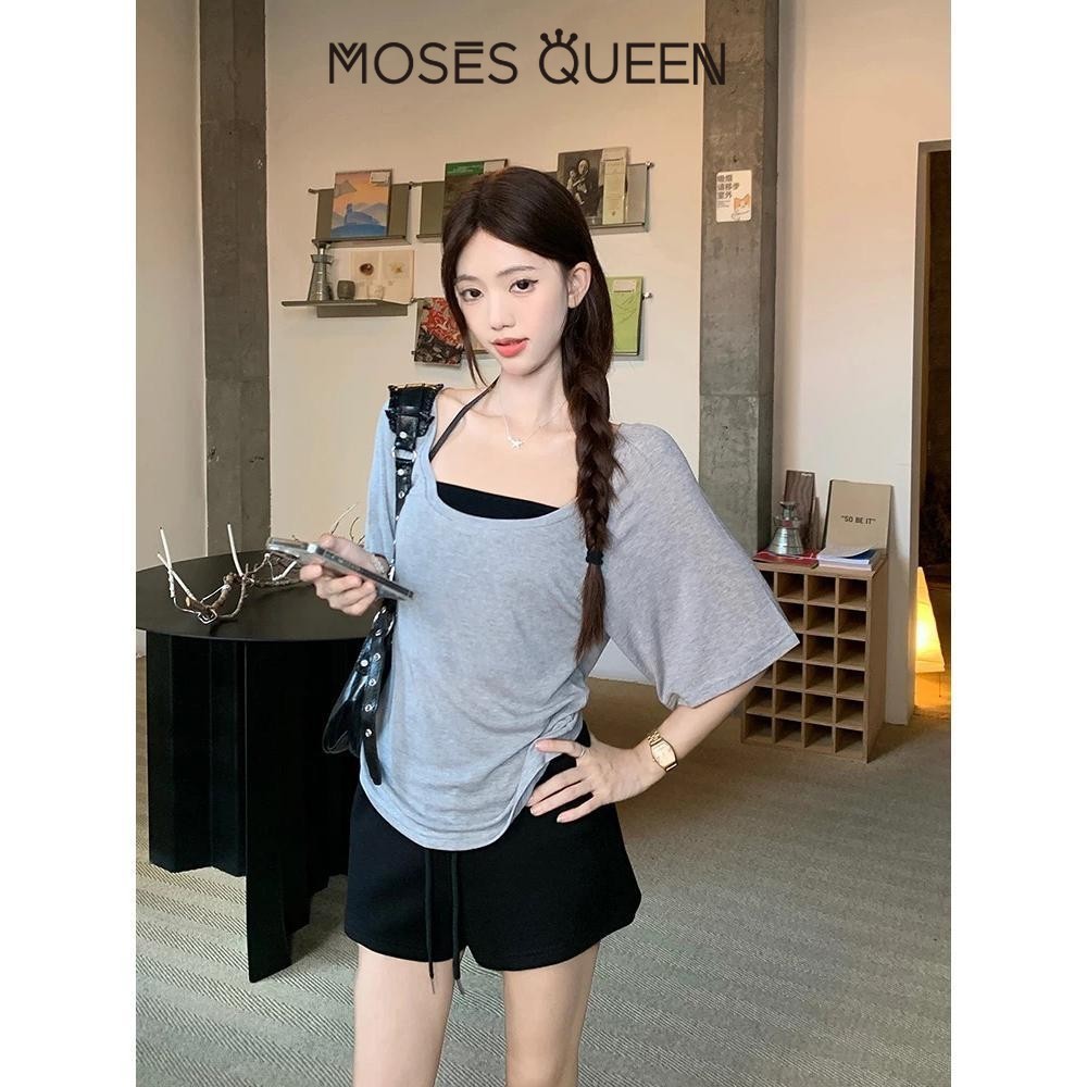 MOSESQUEEN เสื้อกล้ามสไตล์เซ็กซี่สำหรับทุกโอกาสในหน้าร้อน รูปที่ 6