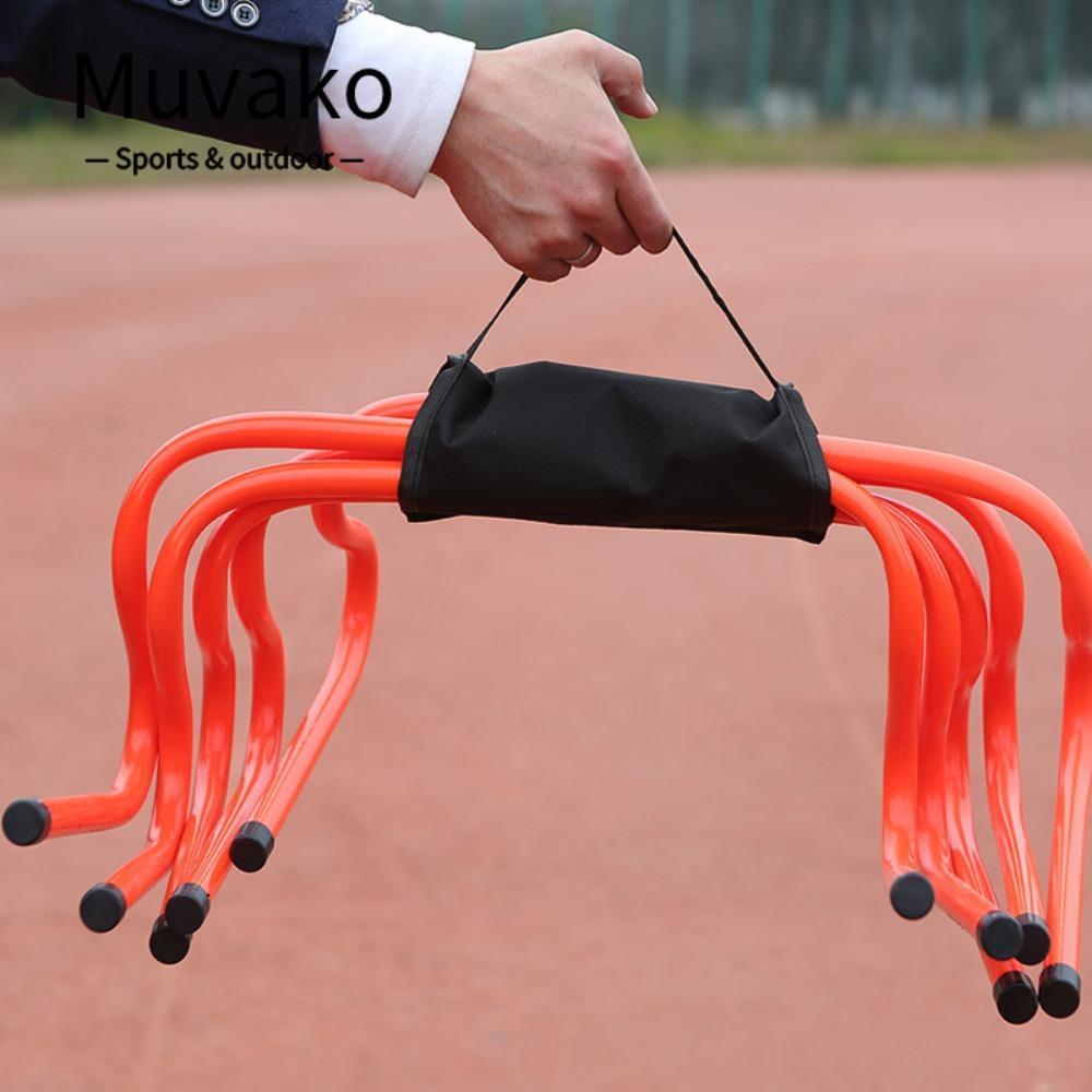 MUVAKO ฟุตบอล Hurdle, Speed Agility Training Equipment Safety Hurdle Ladder, ฟุตบอลอุปกรณ์ปรับความสู