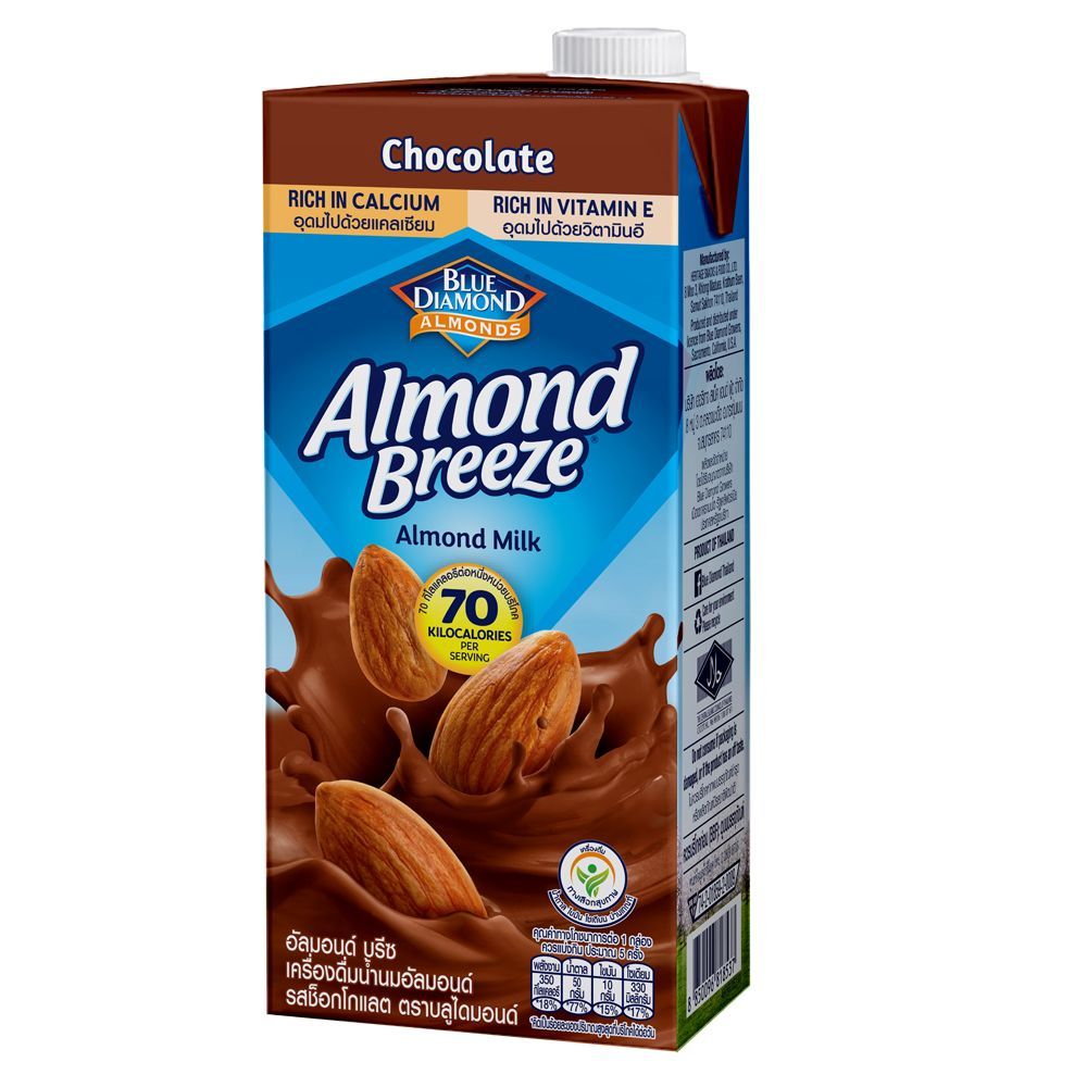 [สินค้าส่งด่วน] บลูไดมอนด์น้ำนมอัลมอนด์รสช็อกโกแลต946มล. BLUE DIAMOND CHOCO ALMOND MILK 946 ML.