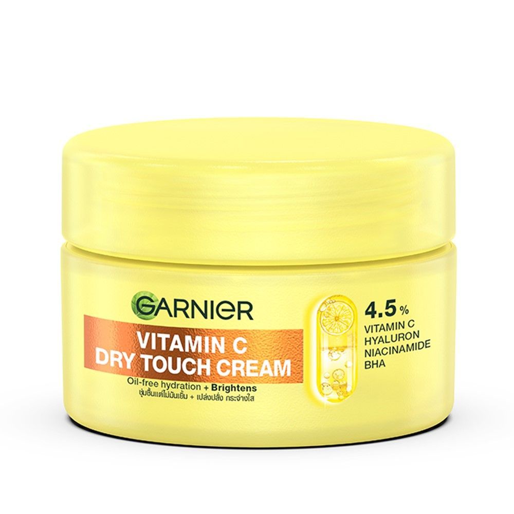 การ์นิเย่ วิตามิน ซี ดราย ทัช ครีม 30 มล. GARNIER VITAMIN C DRY TOUCH CREAM 30 ML