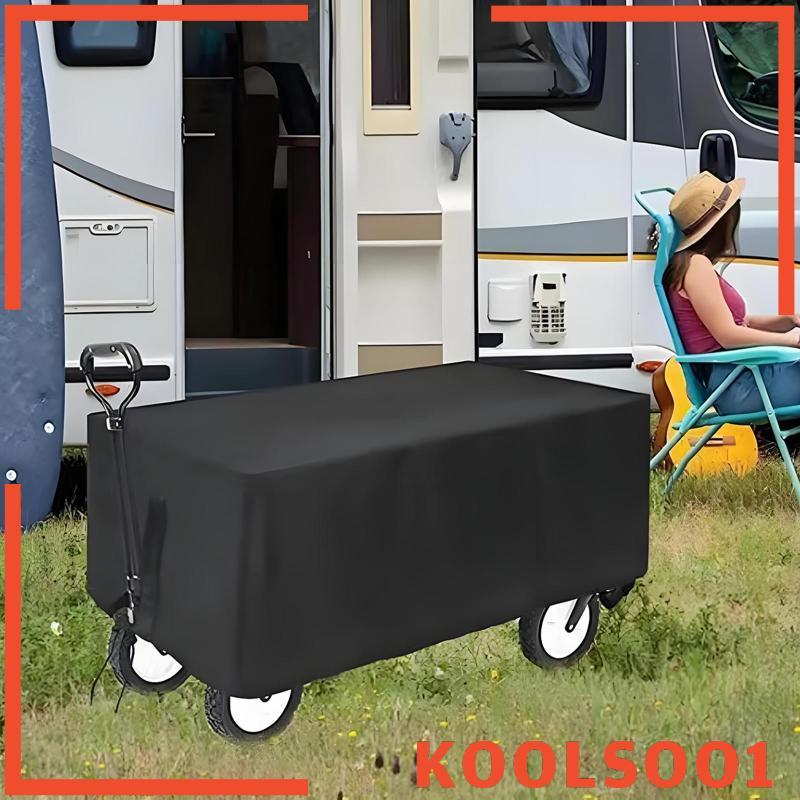 [Koolsoo1] Heavy Duty Garden Wagon Cover Drawstring Closed Folding Cart Protector กันฝุ่นกันน้ําสําห