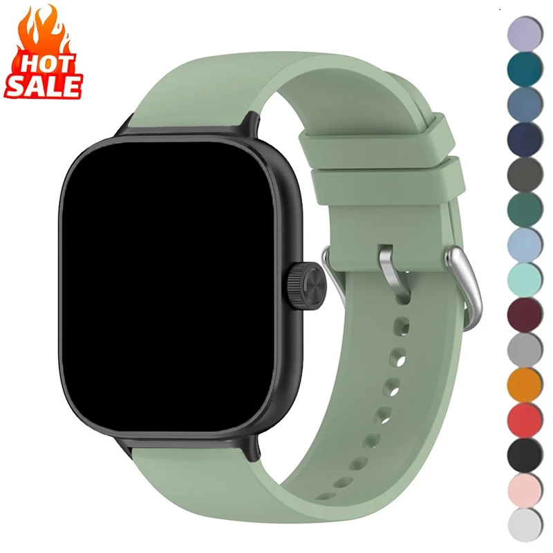 สายรัดซิลิโคนอ่อนนุ่ม (ไม่มีนาฬิกา) เข้ากันได้กับ Redmi Watch 6/5/4 สําหรับ Mi band 9 Pro/8 Pro Strap สายรัดข้อมือแบบสปอร์ตสําหรับผู้หญิง Man