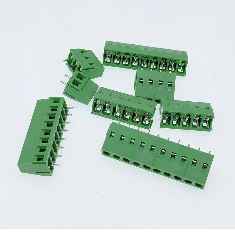 DG/KF128 5.0 มม./5.08 PCB สกรู Terminal Block Connector 2P 3P 4P 5P 6P 7P 8P 9P 10P 12P เทอร์มินัล 3