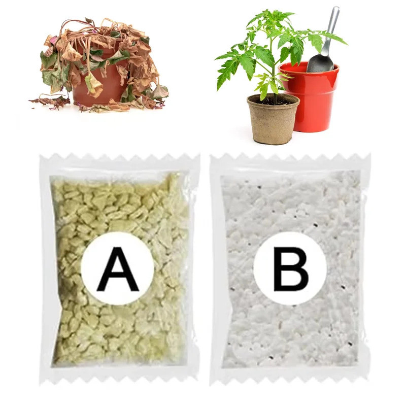 2PCS/Box General Hydroponic Nutrient Liquid A and B Fertilizer Solution Kit for Growing Plant Flower