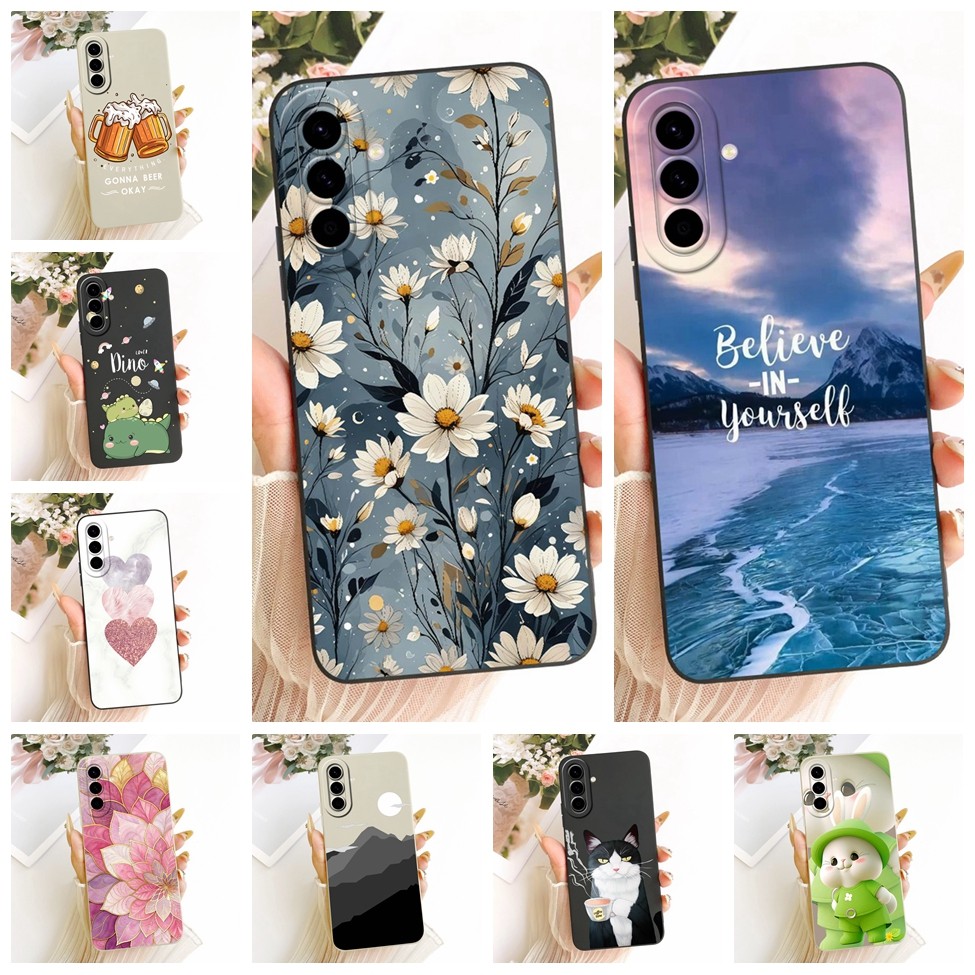 สําหรับ Samsung A27 5G ปลอกซิลิโคนแฟชั่นหรูหรา Kawaii น่ารักทาสีกันกระแทกสําหรับ Samsung Galaxy A27 