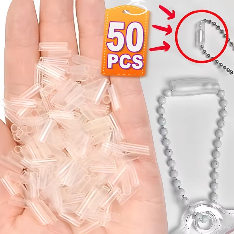 ฝาครอบป้องกันการตกพลาสติกใส 10-50 ชิ้น | เครื่องประดับเข็มกลัดเพื่อความปลอดภัยสําหรับโซ่ลูกปัด | สร้อยข้อมือป้องกันแบบใช้ซ้ําได้ สร้อยคอ พวงกุญแจ DIY