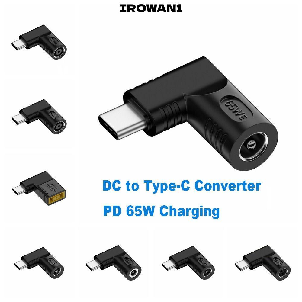 IRWAN1 Power Adapter Professional USB C Connector 5.5X2.5 7.4X0.9 4.5X0.6 มม.PD 65W สําหรับ //