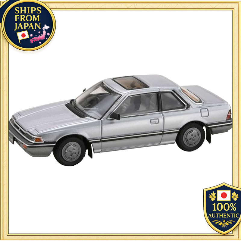 HobbyJAPAN HJ64 1/64 Honda Prelude XX AB Early Type Silver Metallic Completed Model HJ641086AS