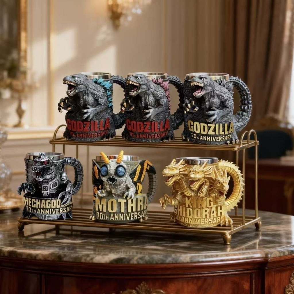 Godzilla 70th Anniversary Mug เครื่องประดับสร้างสรรค์ของขวัญเด็กผู้ชาย