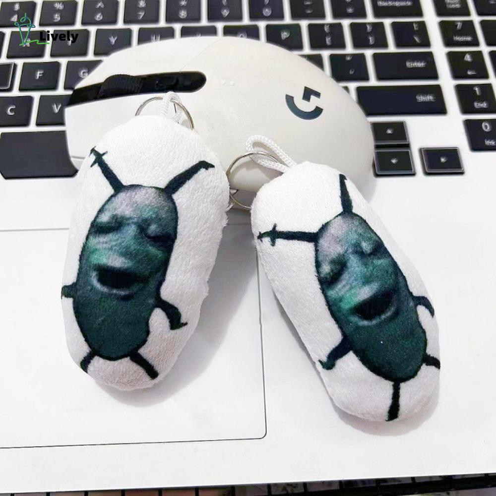 INNEW ตุ๊กตา Squeak จี้, พวงกุญแจ Widget 8 ซม., ตลก Meme สาปแช่ง Plankton Voice จี้เด็ก
