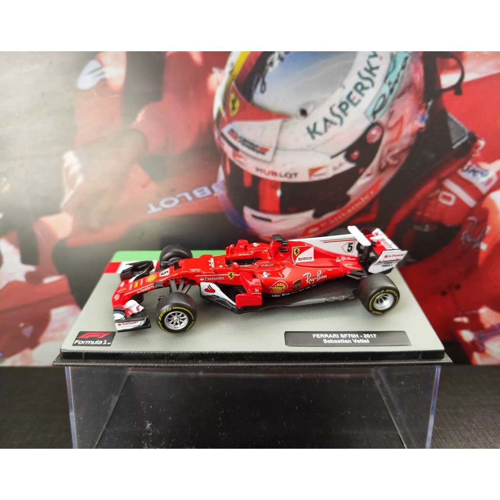[มาใหม่เดือน] F1 Racing Model 1: 43 IXO FERRARI SF70H Wittle 2017 Racing Season Annual Rider Asian A