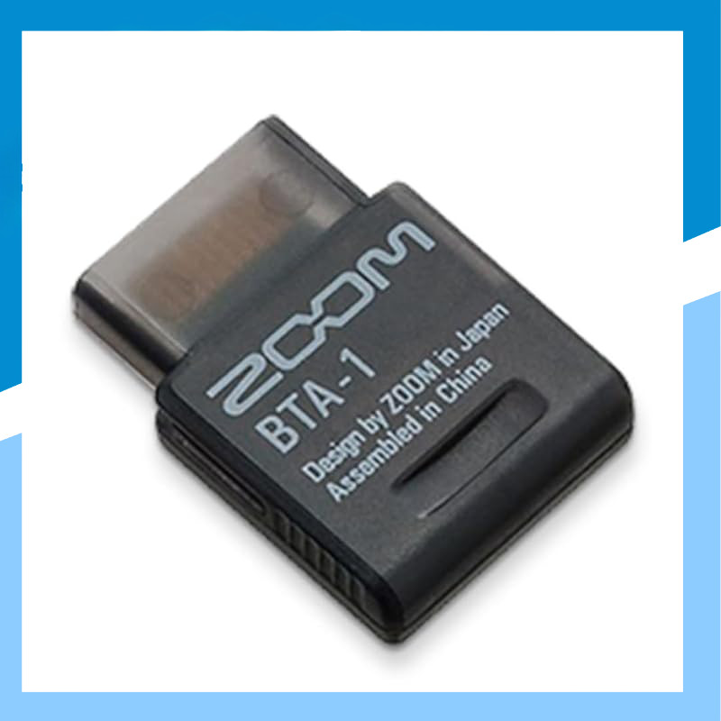 ZOOM BTA-1 Bluetooth Adapter offers stable wireless connection up to 10m, app control, and data tran