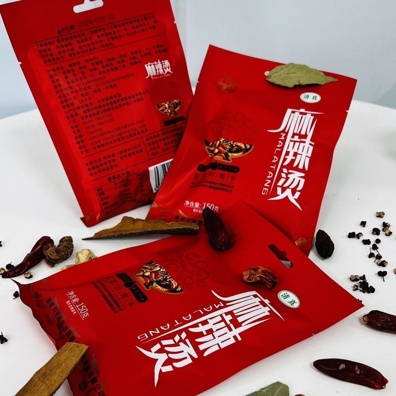 水麻辣烫料包甘肃麻辣烫料冒菜底料鲜香麻辣底料5.5Spicy Hotpot Season Pack, Gansu Spicy Hotpot Season, Spicy Soup Base, Fresh