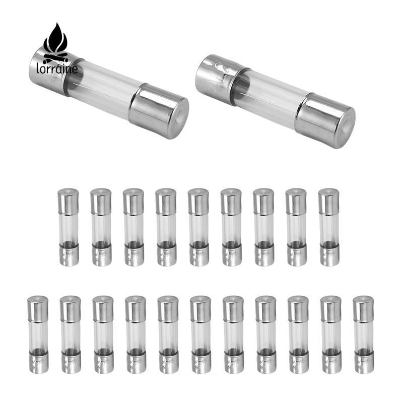 20 x 250 V 2A F2AL Quick F link ฟิวส์หลอดแก้ว 5 มม. x 20 มม.