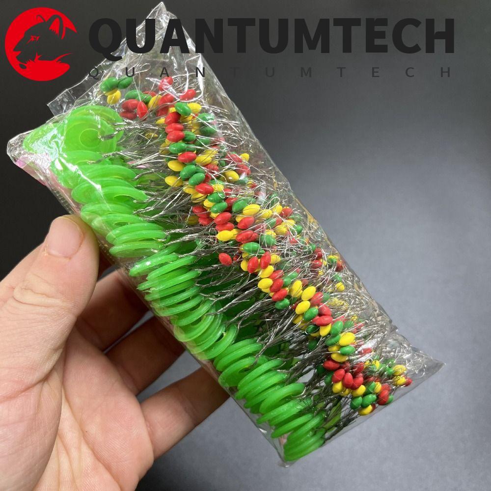 QUANTUMTECH 600pcs Fishing Space Beans Mini 600pcs 100 กลุ่มตกปลา Stopper Bobber Stopper Floats Bal 