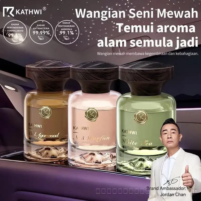 Wangian Kereta Hutan Gunung KATHWI, No.5, Teh Putih, Balsem Kayu Qud, haruman yang tahan lama dan menyenangkan, wangian kereta mewah terkini 180g