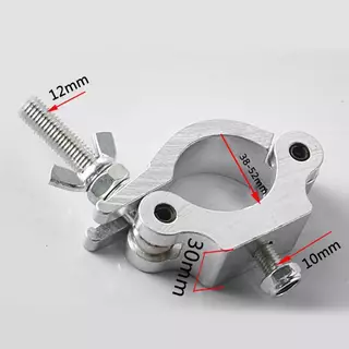 [QIMO] อลูมิเนียมอัลลอยด์ไฟเวที Truss Clamp DJ Light Clamps Hooks สําหรับ LED PAR Moving Head Beam Spot Clamps