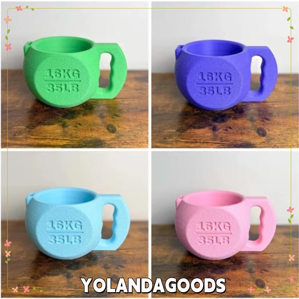 YOLANDAGOODS1 Kettlebell Ice Cream Pint Holder, Cold Hand Protection NonSlip Ice Cream Pint Holder C