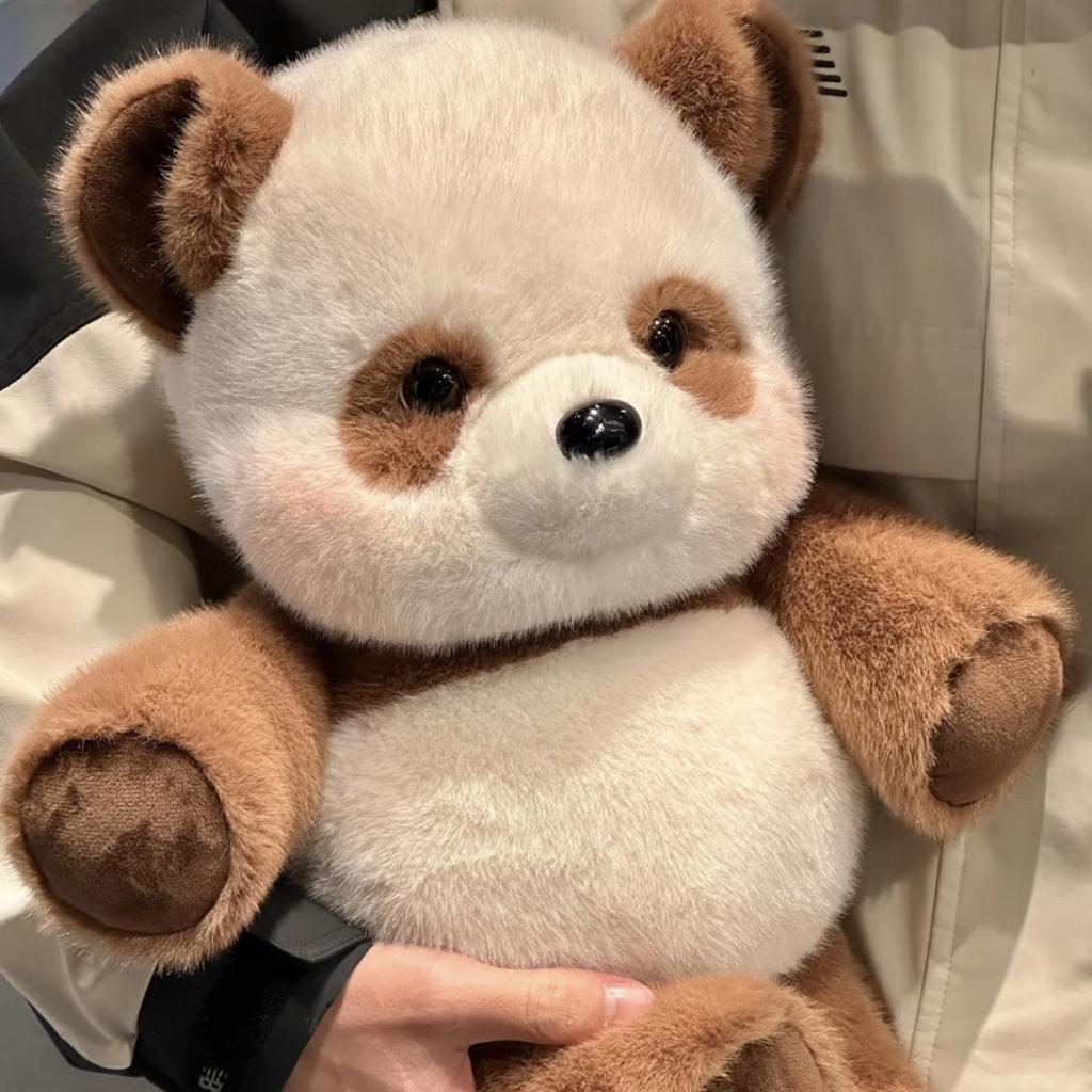 Kawaii Panda ตุ๊กตาสัตว์ตุ๊กตาหมอน Panda อารมณ์สนับสนุน Run ตุ๊กตาของเล่นยัดไส้ปุยยัดไส้ Raccoon ของ