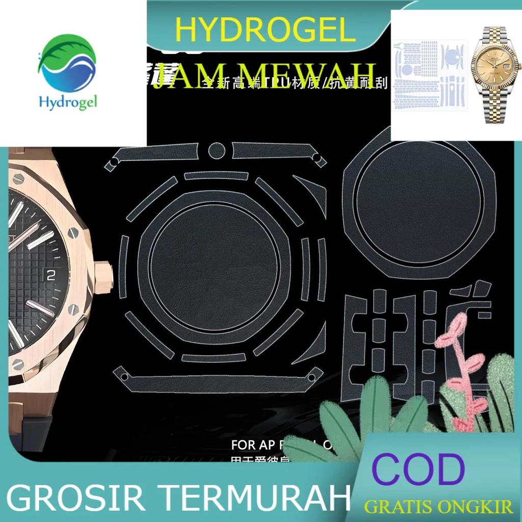 HYDROGEL ใช้กับ AP15510ST ฟิล์มนาฬิกา AP15510OR ฟิล์มป้องกันหน้าปัด 41 มม. แหวนด้านนอกนาฬิกาโซ่หัวเข