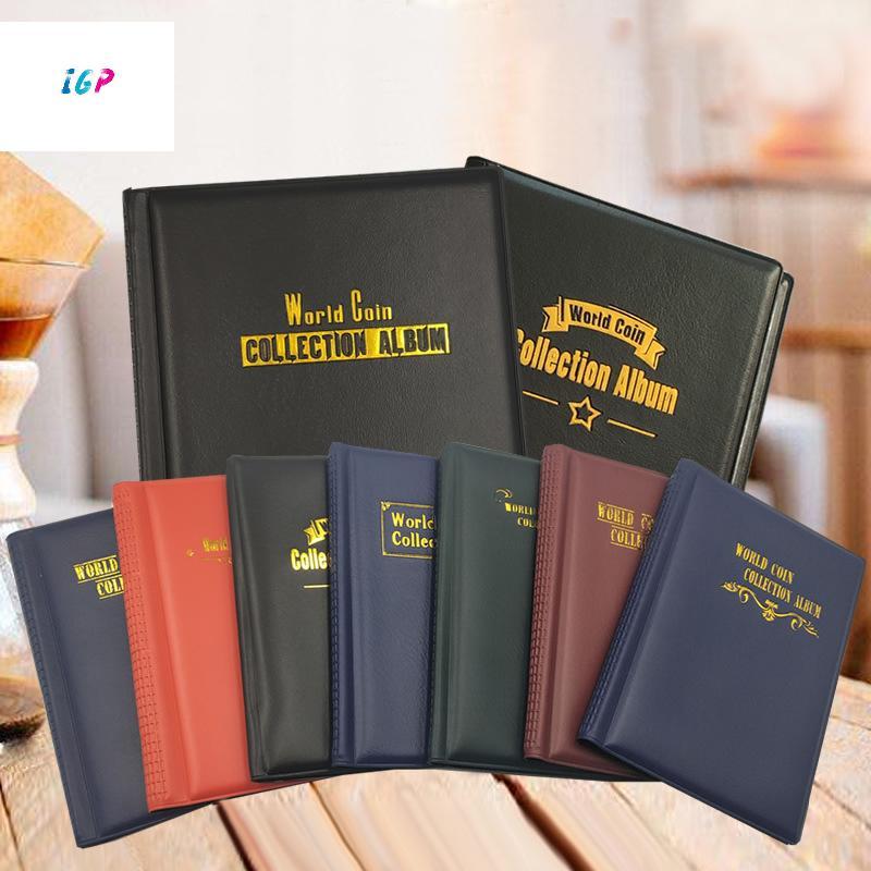 (IGP) 120 Poets Coin Collection Book 10 หน้า Coin Collection Holder Albummemorative Coin Organizer S