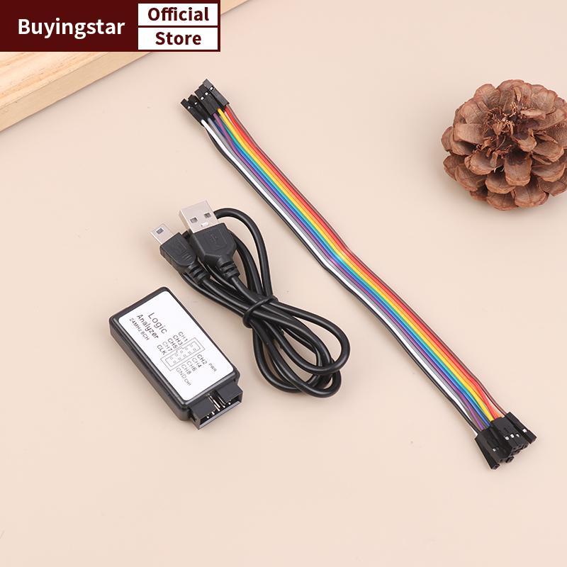 ZCX USB Logic Analyzer 24MHz 8 ช่องหน่วยความจําอินพุต 24 M/วินาที Logic Analyzer Debugger สําหรับ AR