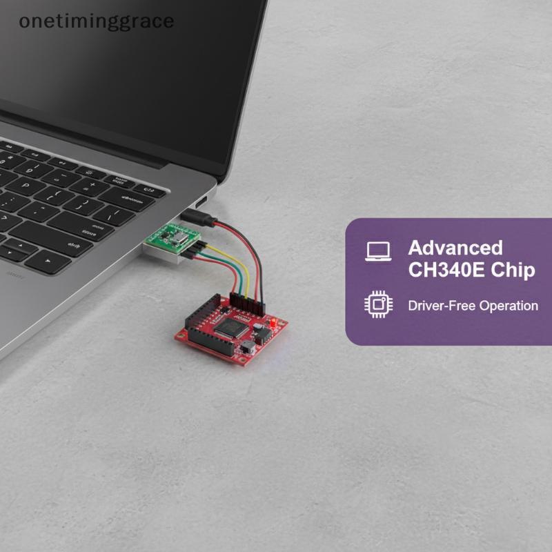 Onetiminggrace CH340E CH9340C USB To TTL Programming Module Pro Mini Downloaderpatible แทนที่ CH340G
