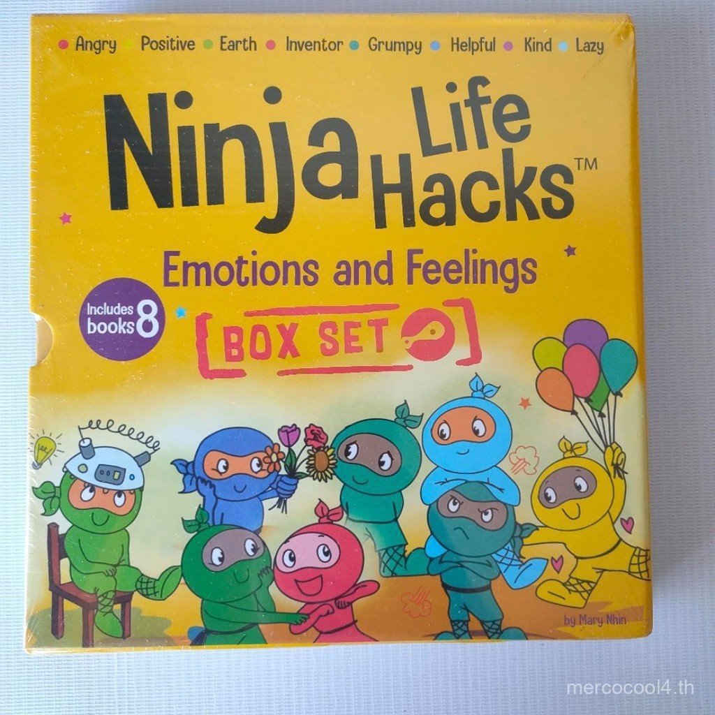 Ninja life hacks Ninja life เวอร์ชันภาษาอังกฤษ Crack Emotions และ Emotions ซีซั่น 1234 หนังสือภาพ