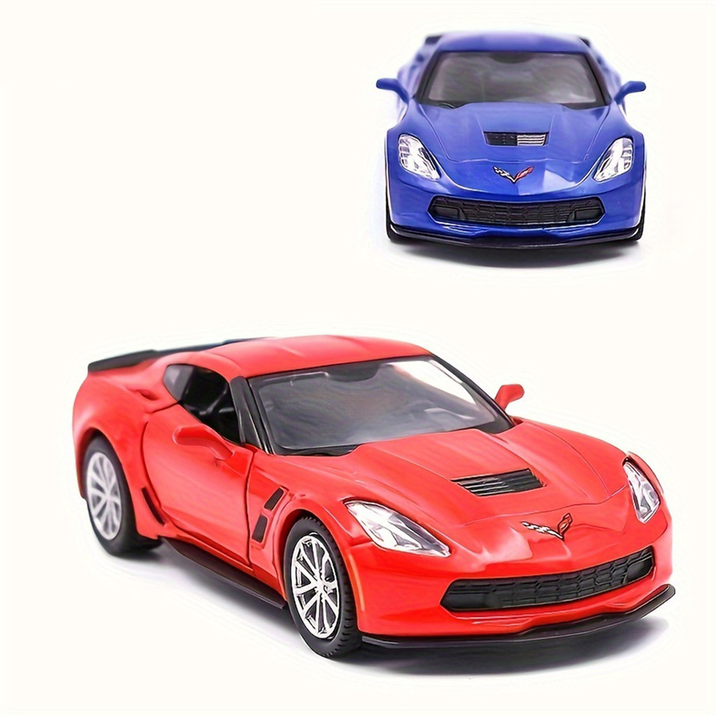 โมเดลรถโลหะผสมขนาด 1:36 - Chevrolet Camaro C7 พร้อมประตูแบบเปิดได้ | คอลลความแม่นยําสูง