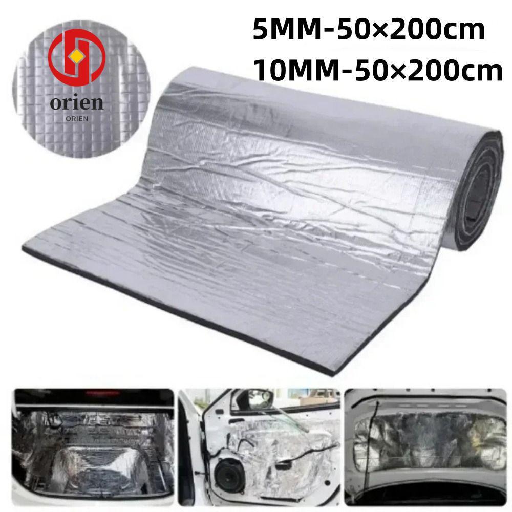 ORIEN ฉนวนกันความร้อนในรถยนต์,สําหรับฝากระโปรงรถเสียง Deadening รถ Soundproofing Deadening Mat, เครื่องยนต์ประตู 50X200 ซม. เสื่อปรับตัวตาย