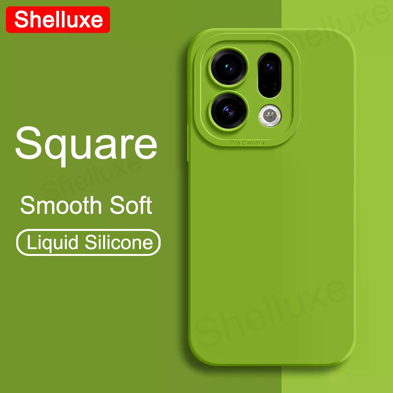 OPPO ค้นหา Find X9 X9S Pro กรณีสแควร์ซิลิโคนเหลวแฟชั่นสําหรับ OPPO Find X9 Pro X9 Ultra Silky รู้สึกกันกระแทกโทรศัพท์กลับกรณี