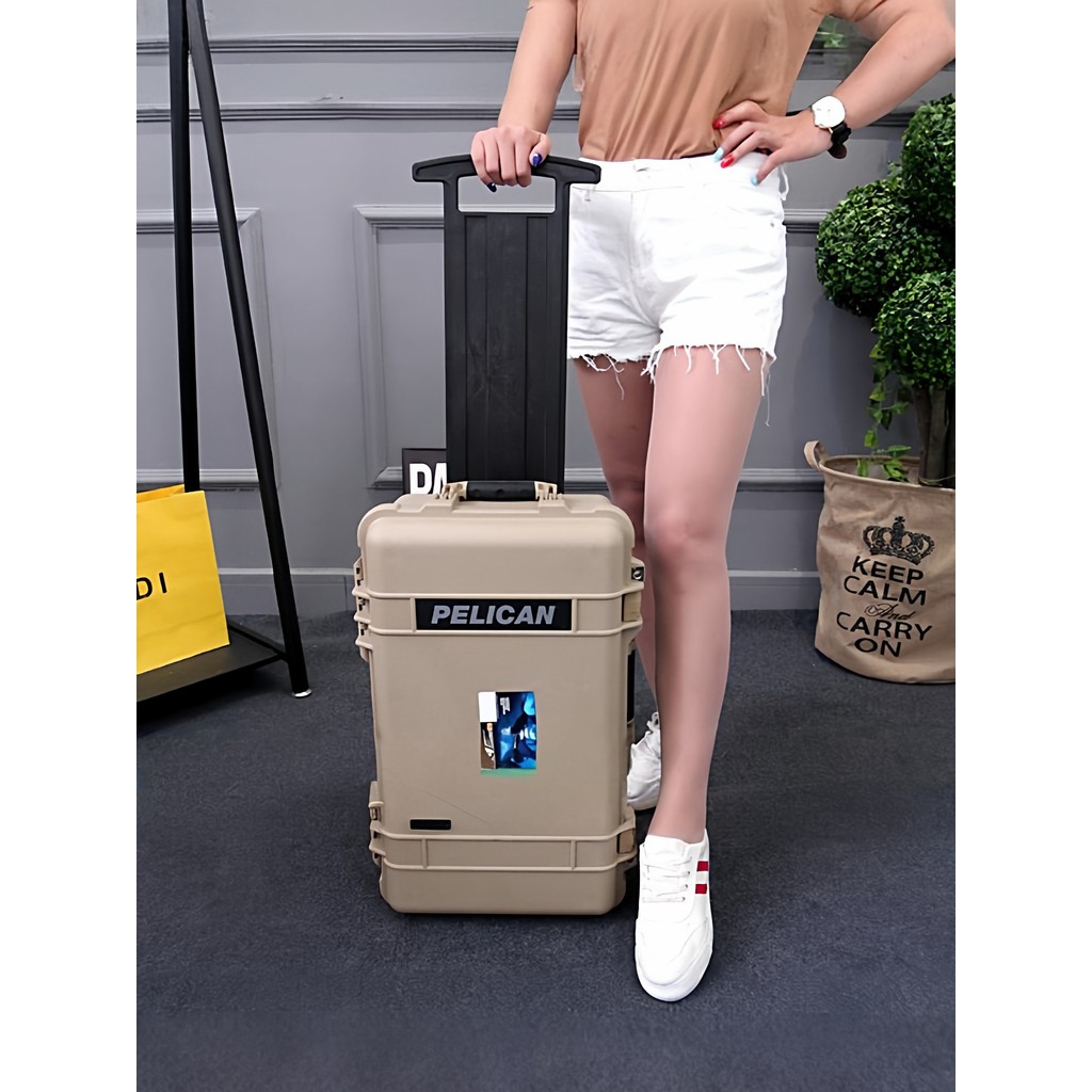 Pelican 1510PELICAN ความปลอดภัยกล่อง Pond รถเข็นกล้องป้องกัน Boarding กรณีกล้องกล่อง pelican