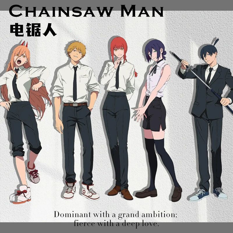 Chainsaw Man/Makima/Chainsaw Man Valley ขาตั้งอะคริลิคตกแต่งห้องเดสก์ท็อปตกแต่ง Makima/xlwo