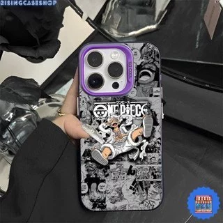 ส่งของเร็ว เคสสำหรับไอโฟน15 อนิเมชั่นวันพิค นิยม เคสแข็งสี่สี For IPhone17 13 12 14 15 11 16Pro Max 7 8Plus SE2 XR XSMAX